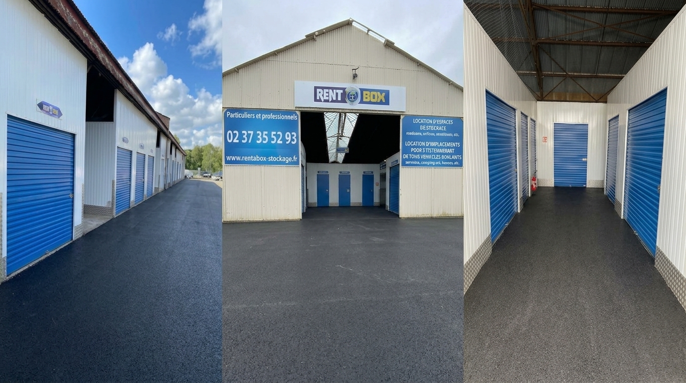 Box de stockage et stationnement couvert